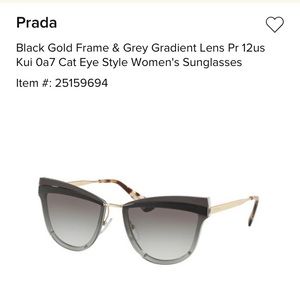 Prada Cat Eye Style Women's sunglasses 🕶 🔥